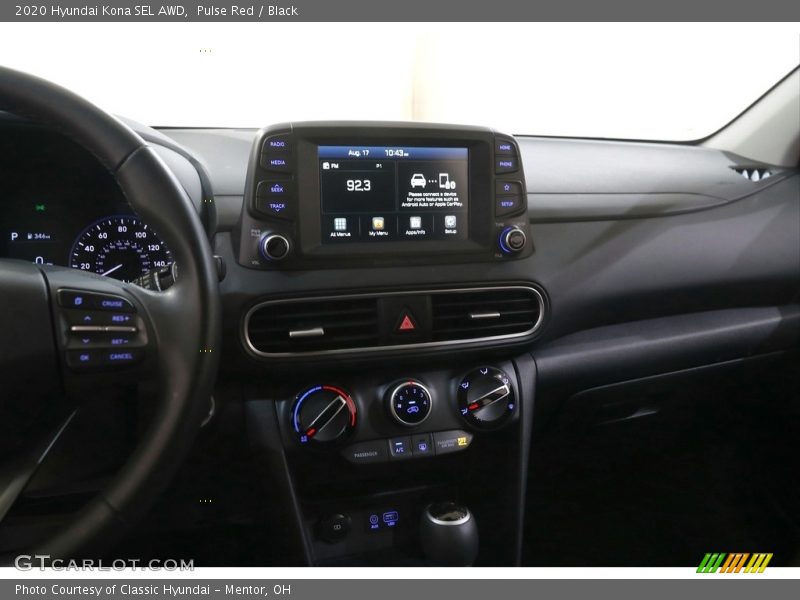 Pulse Red / Black 2020 Hyundai Kona SEL AWD