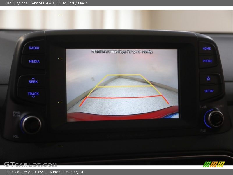 Pulse Red / Black 2020 Hyundai Kona SEL AWD