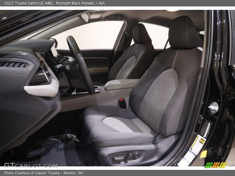 Midnight Black Metallic / Ash 2022 Toyota Camry LE AWD