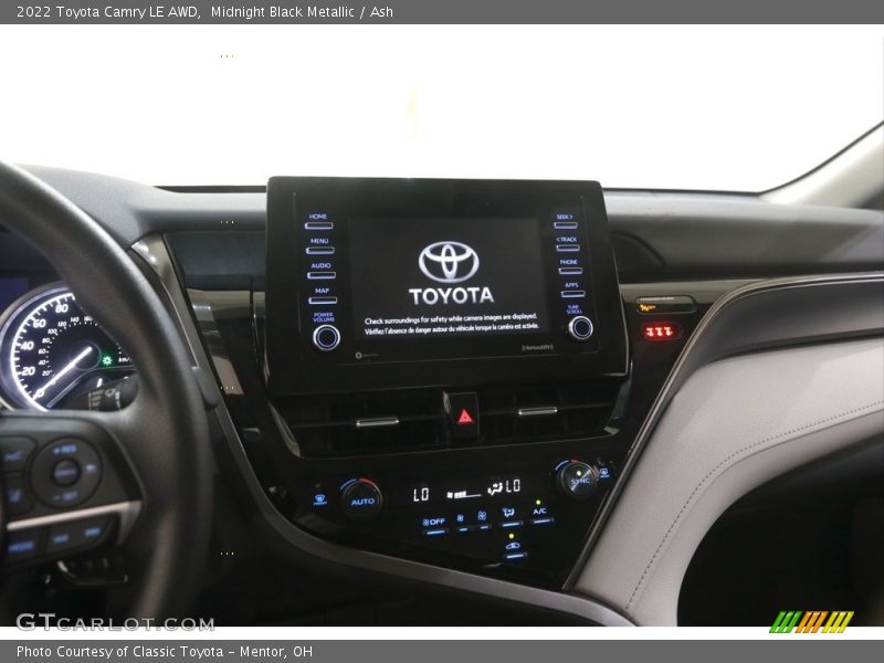 Midnight Black Metallic / Ash 2022 Toyota Camry LE AWD