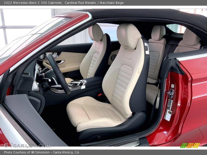 Front Seat of 2022 C 300 Cabriolet