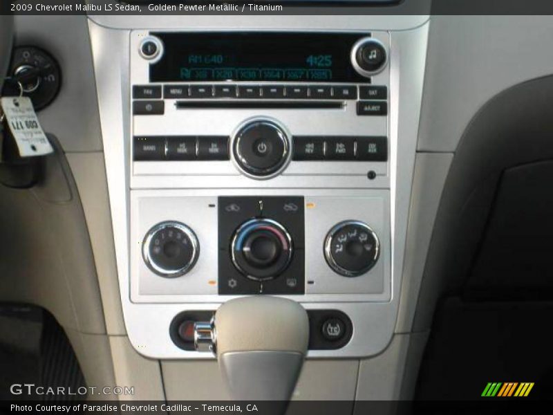 Golden Pewter Metallic / Titanium 2009 Chevrolet Malibu LS Sedan