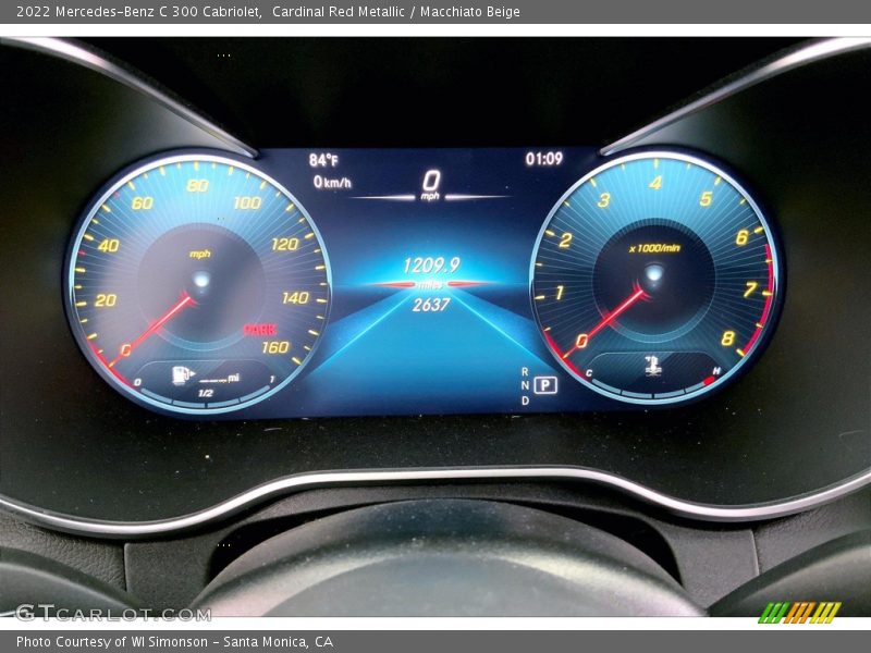  2022 C 300 Cabriolet 300 Cabriolet Gauges