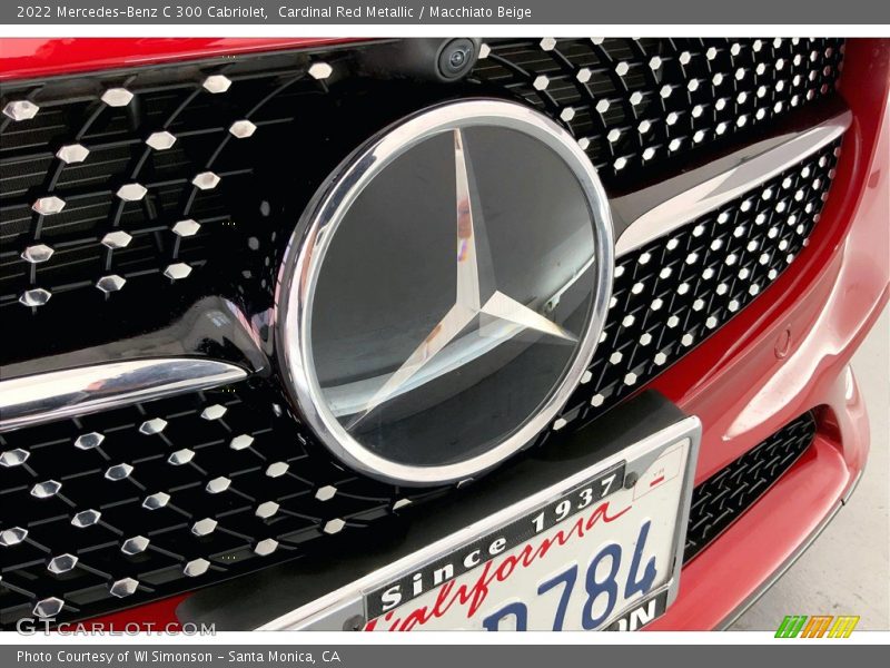 Cardinal Red Metallic / Macchiato Beige 2022 Mercedes-Benz C 300 Cabriolet