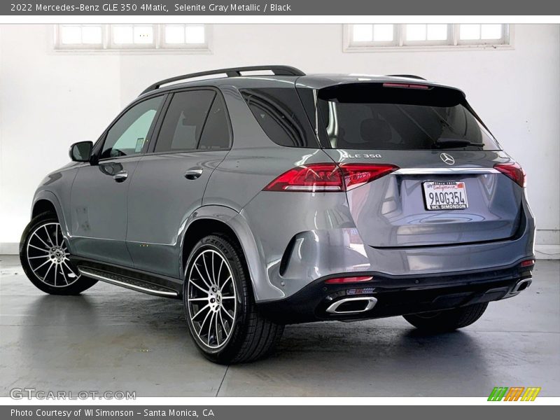 Selenite Gray Metallic / Black 2022 Mercedes-Benz GLE 350 4Matic
