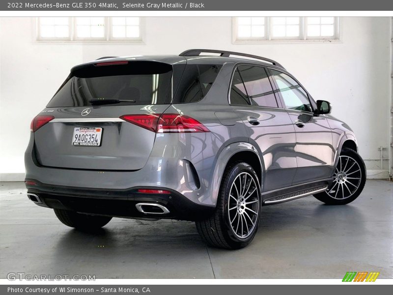 Selenite Gray Metallic / Black 2022 Mercedes-Benz GLE 350 4Matic