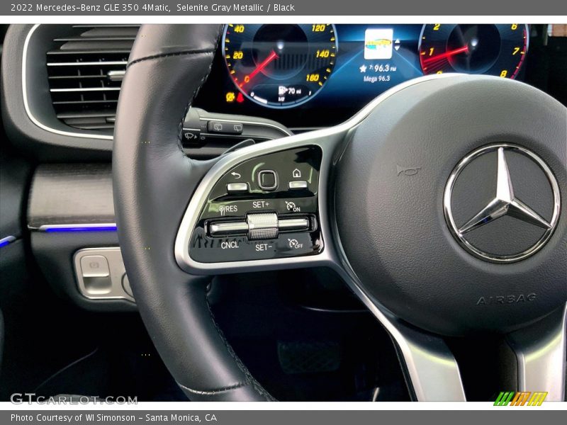 Selenite Gray Metallic / Black 2022 Mercedes-Benz GLE 350 4Matic