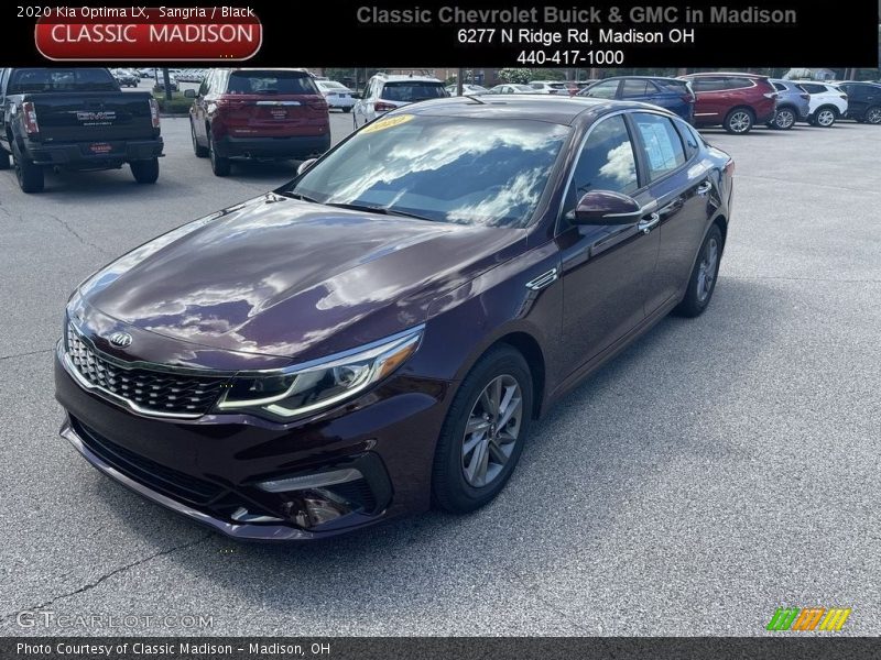 Sangria / Black 2020 Kia Optima LX