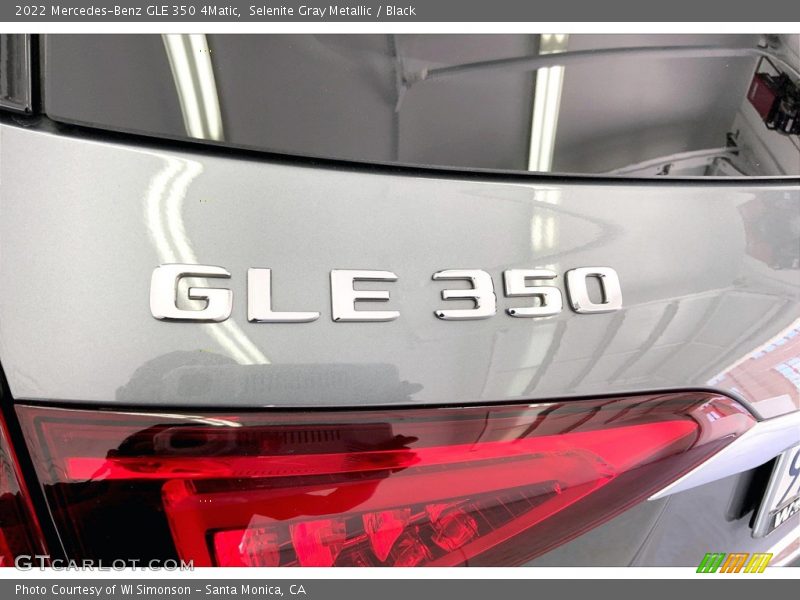 Selenite Gray Metallic / Black 2022 Mercedes-Benz GLE 350 4Matic