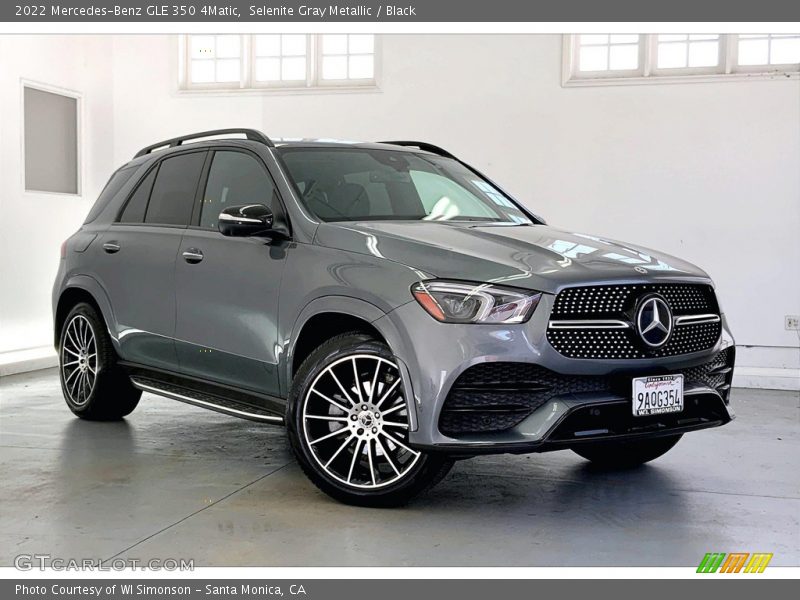 Selenite Gray Metallic / Black 2022 Mercedes-Benz GLE 350 4Matic