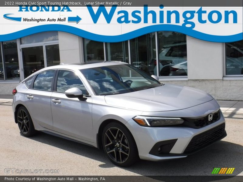 Lunar Silver Metallic / Gray 2022 Honda Civic Sport Touring Hatchback