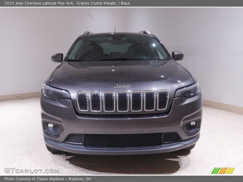 Granite Crystal Metallic / Black 2020 Jeep Cherokee Latitude Plus 4x4