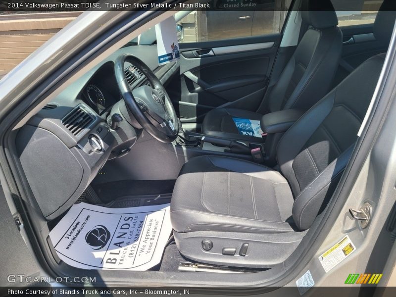 Tungsten Silver Metallic / Titan Black 2014 Volkswagen Passat TDI SE