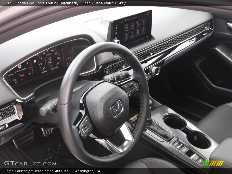 Lunar Silver Metallic / Gray 2022 Honda Civic Sport Touring Hatchback