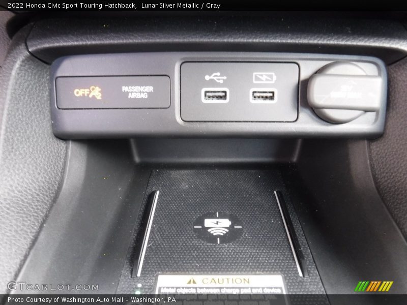 Lunar Silver Metallic / Gray 2022 Honda Civic Sport Touring Hatchback