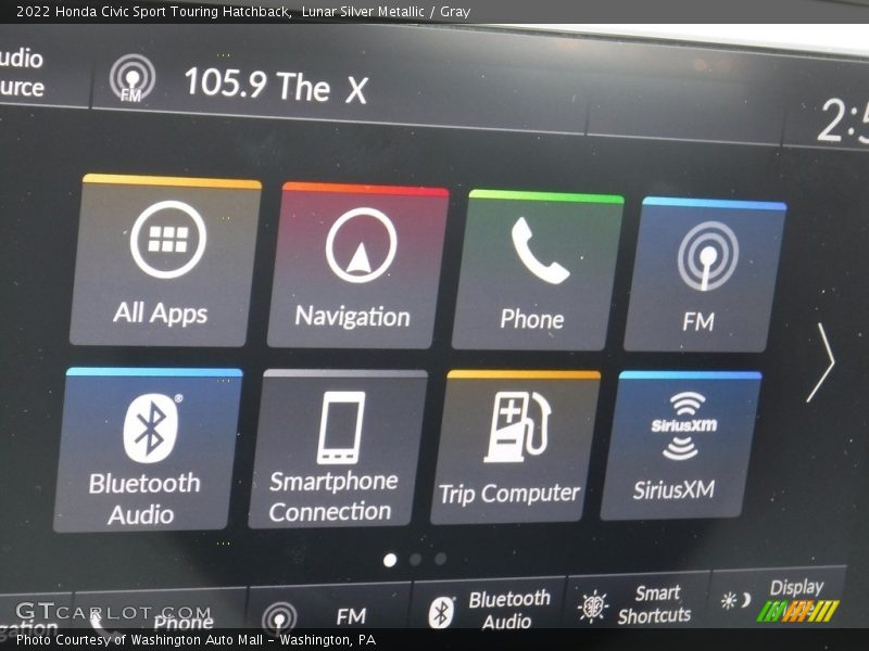Lunar Silver Metallic / Gray 2022 Honda Civic Sport Touring Hatchback