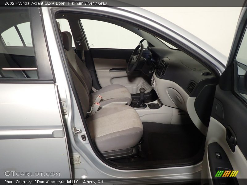 Platinum Silver / Gray 2009 Hyundai Accent GLS 4 Door