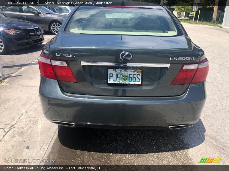 Verdigris Green Mica / Alabaster 2008 Lexus LS 600h L Hybrid