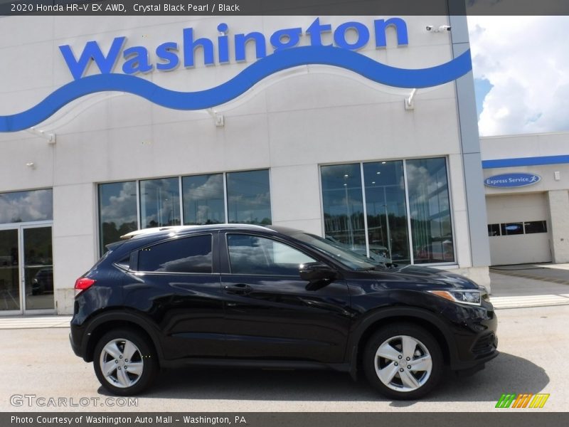Crystal Black Pearl / Black 2020 Honda HR-V EX AWD