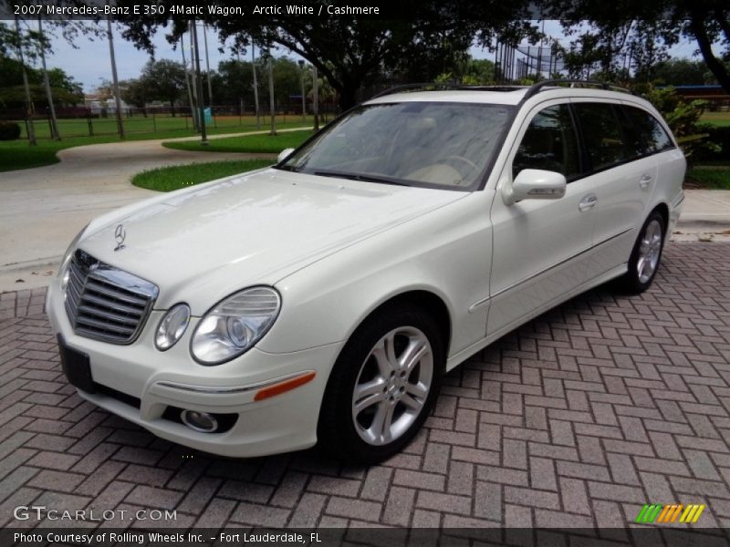 Arctic White / Cashmere 2007 Mercedes-Benz E 350 4Matic Wagon