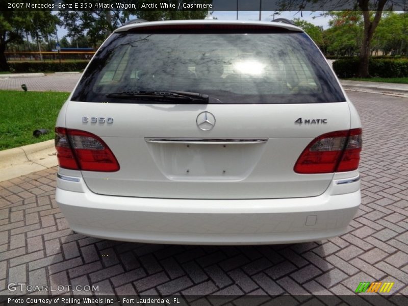 Arctic White / Cashmere 2007 Mercedes-Benz E 350 4Matic Wagon