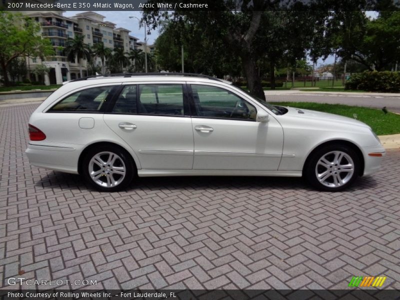 Arctic White / Cashmere 2007 Mercedes-Benz E 350 4Matic Wagon