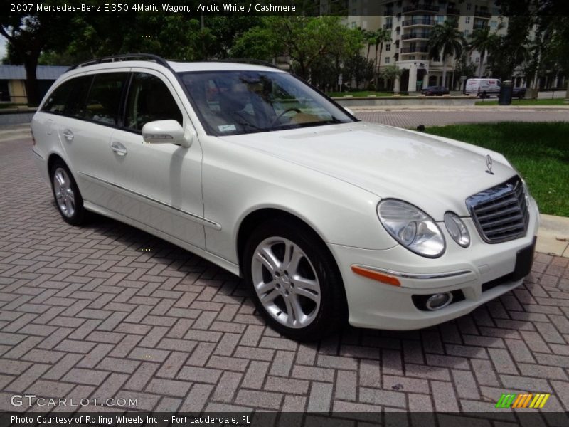 Arctic White / Cashmere 2007 Mercedes-Benz E 350 4Matic Wagon