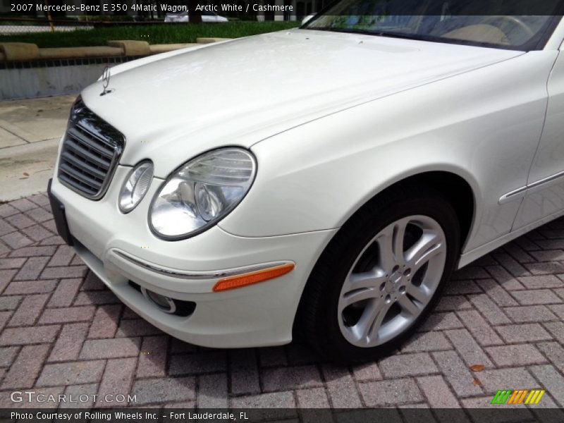 Arctic White / Cashmere 2007 Mercedes-Benz E 350 4Matic Wagon