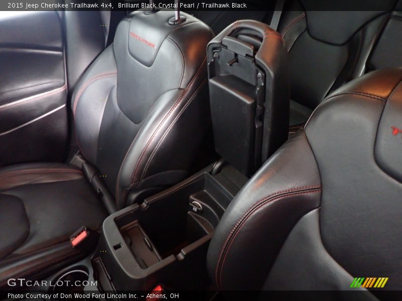 Brilliant Black Crystal Pearl / Trailhawk Black 2015 Jeep Cherokee Trailhawk 4x4