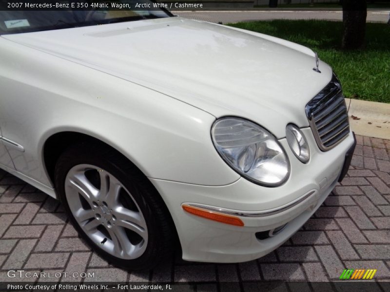 Arctic White / Cashmere 2007 Mercedes-Benz E 350 4Matic Wagon