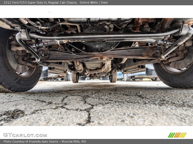 Oxford White / Steel 2012 Ford F250 Super Duty XL Regular Cab Chassis