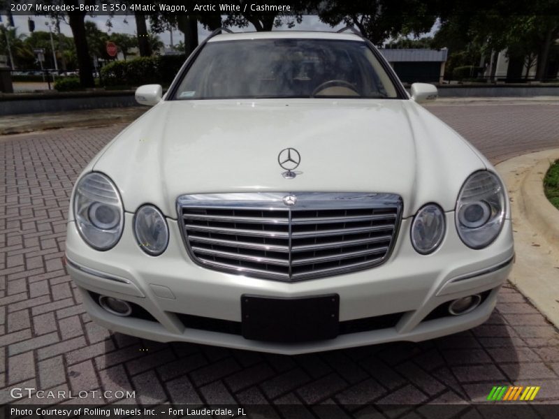 Arctic White / Cashmere 2007 Mercedes-Benz E 350 4Matic Wagon