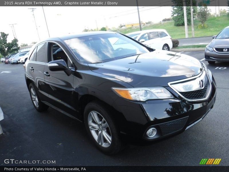 Graphite Luster Metallic / Ebony 2015 Acura RDX Technology AWD