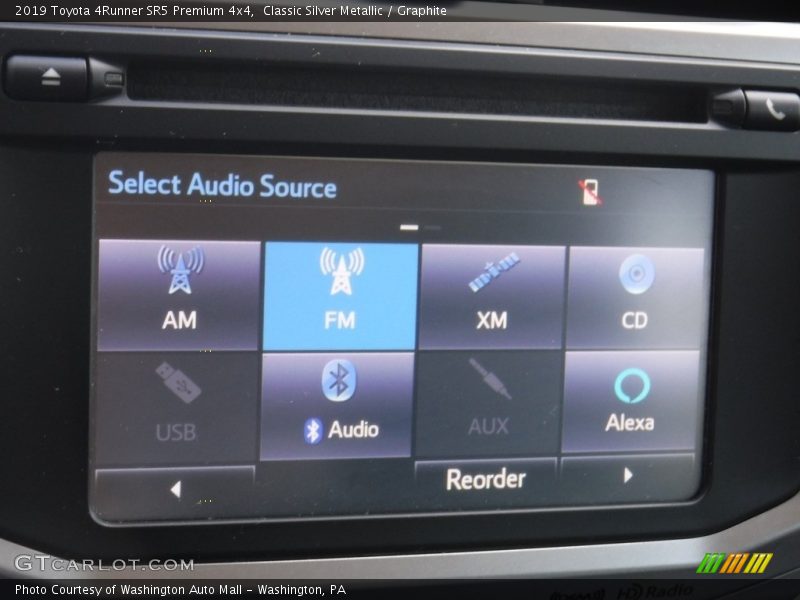 Classic Silver Metallic / Graphite 2019 Toyota 4Runner SR5 Premium 4x4