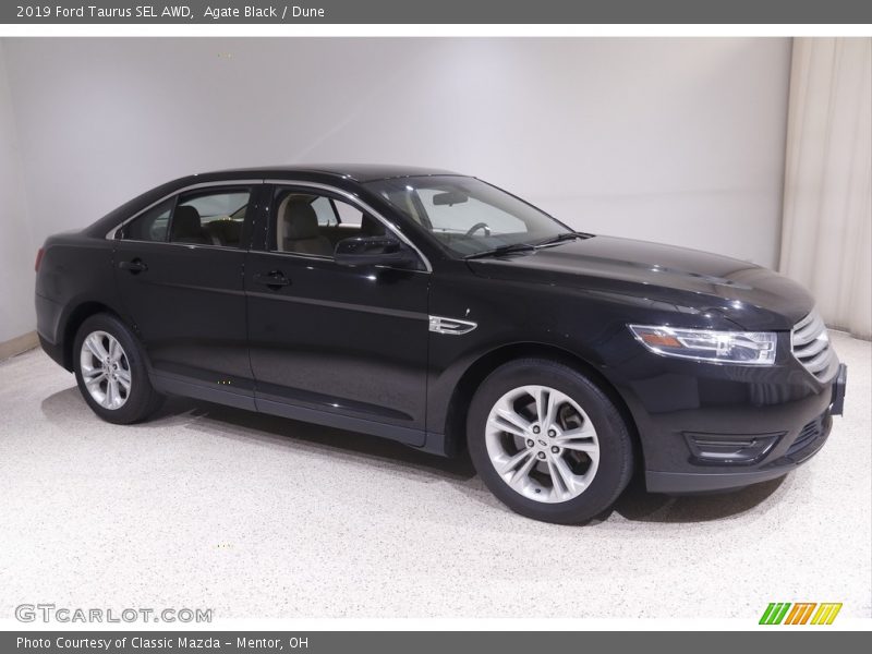 Agate Black / Dune 2019 Ford Taurus SEL AWD