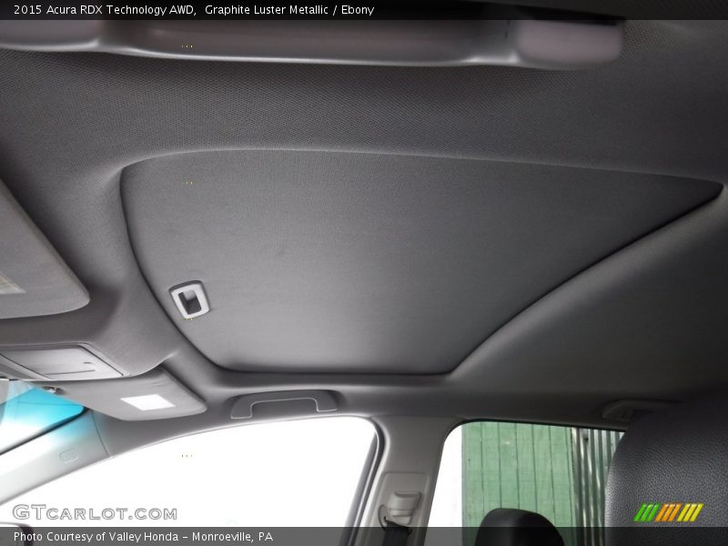 Graphite Luster Metallic / Ebony 2015 Acura RDX Technology AWD
