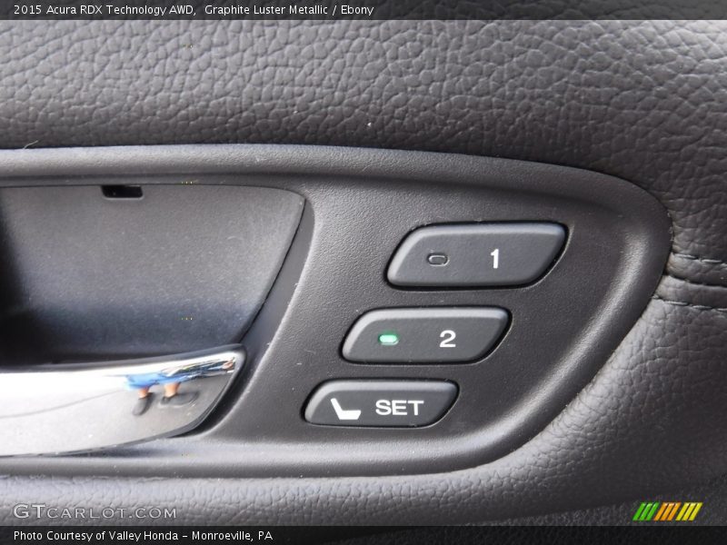 Graphite Luster Metallic / Ebony 2015 Acura RDX Technology AWD