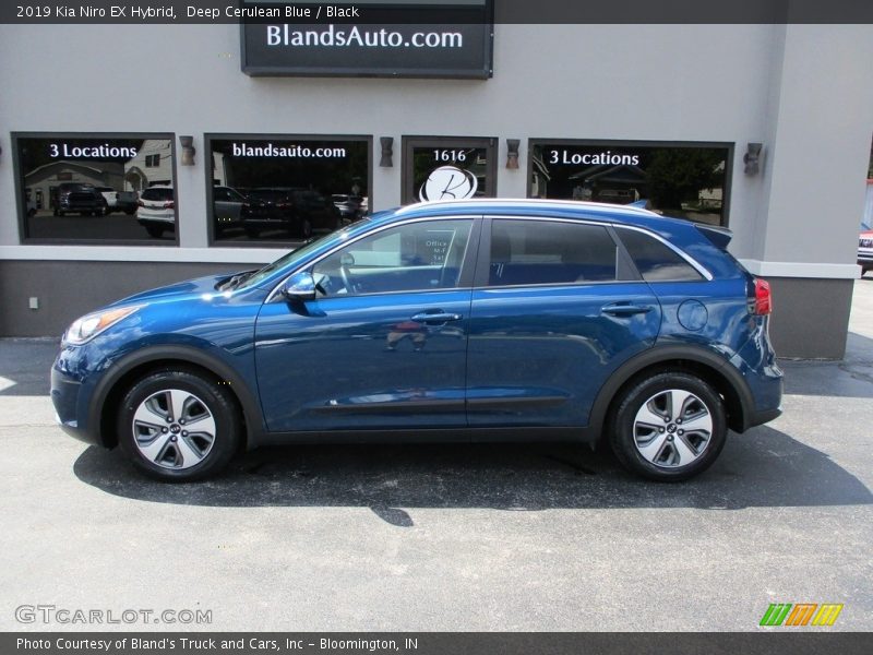 Deep Cerulean Blue / Black 2019 Kia Niro EX Hybrid