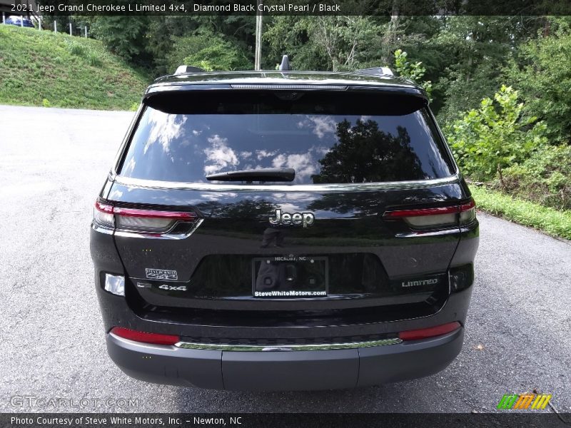 Diamond Black Crystal Pearl / Black 2021 Jeep Grand Cherokee L Limited 4x4