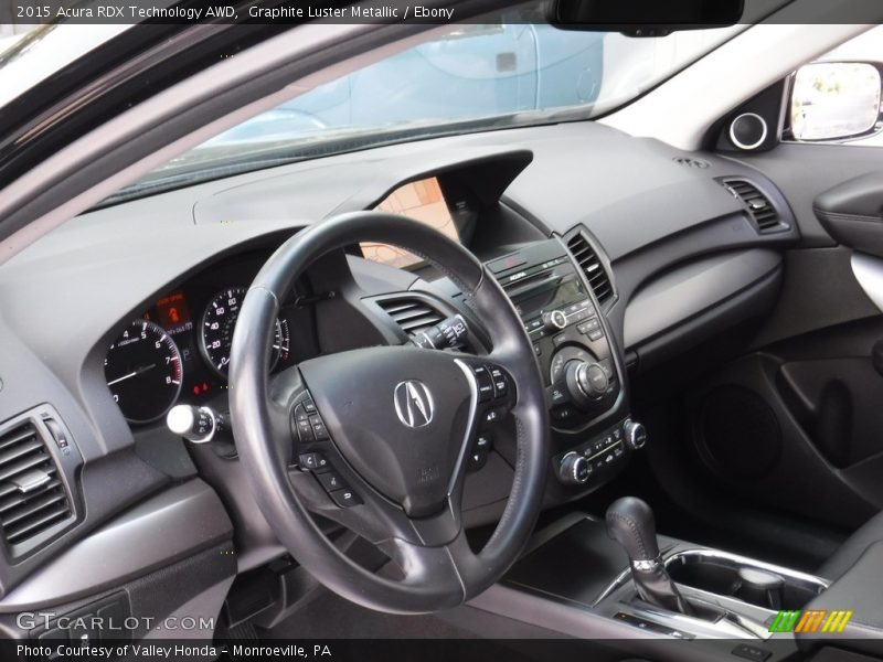 Graphite Luster Metallic / Ebony 2015 Acura RDX Technology AWD