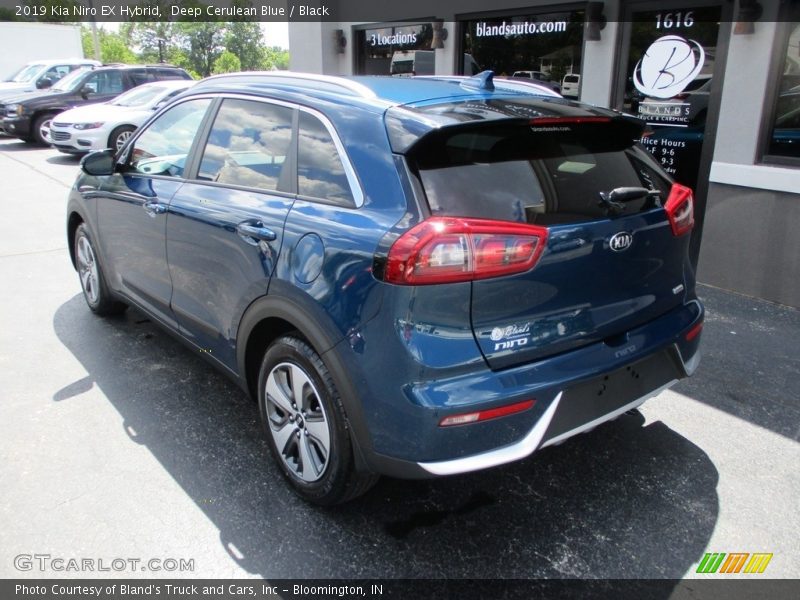 Deep Cerulean Blue / Black 2019 Kia Niro EX Hybrid