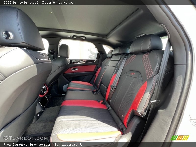 Rear Seat of 2022 Bentayga S