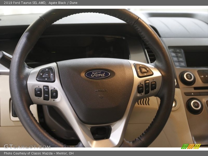 Agate Black / Dune 2019 Ford Taurus SEL AWD