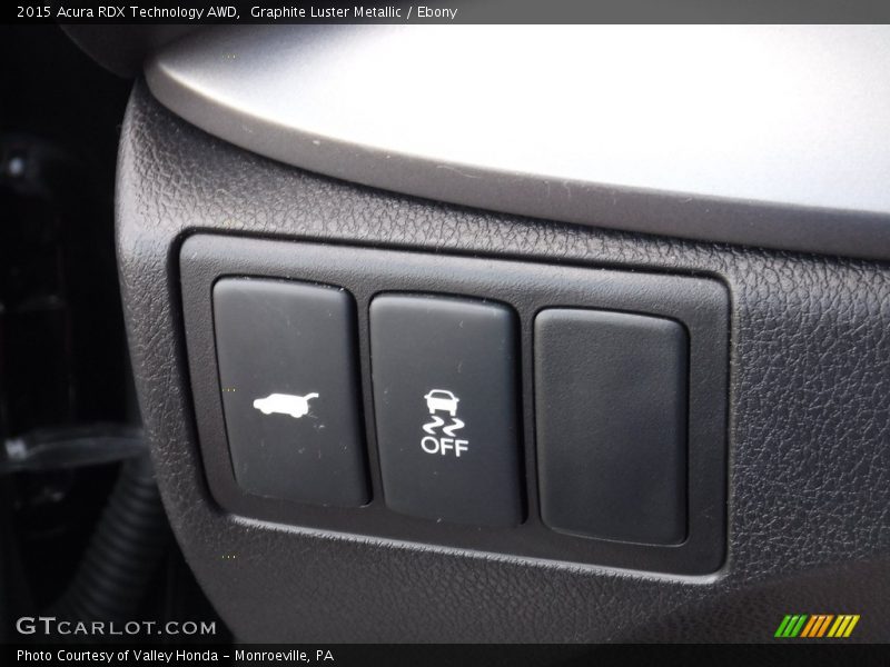 Graphite Luster Metallic / Ebony 2015 Acura RDX Technology AWD