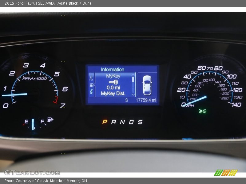 Agate Black / Dune 2019 Ford Taurus SEL AWD