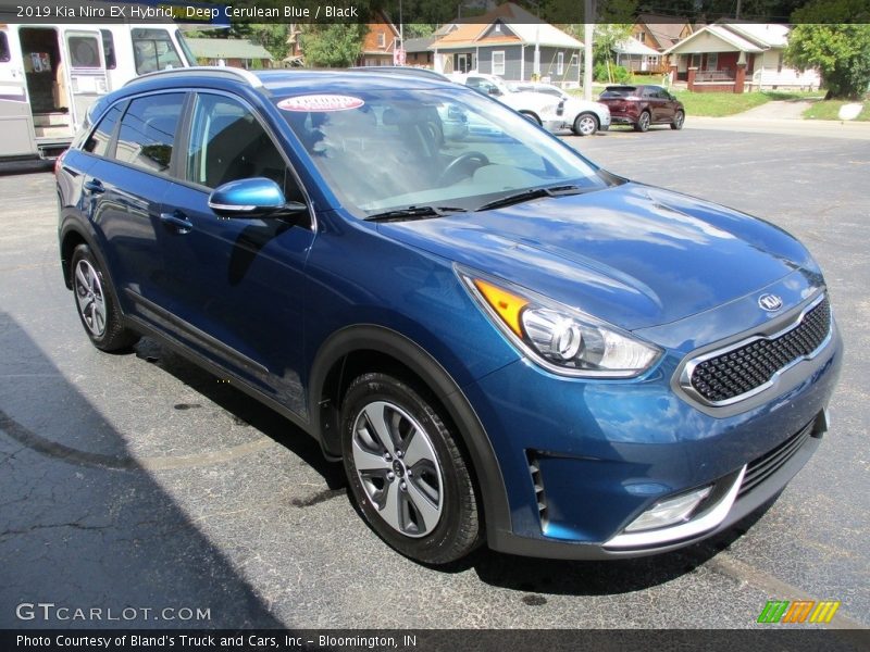 Deep Cerulean Blue / Black 2019 Kia Niro EX Hybrid