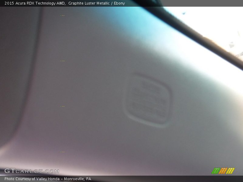 Graphite Luster Metallic / Ebony 2015 Acura RDX Technology AWD