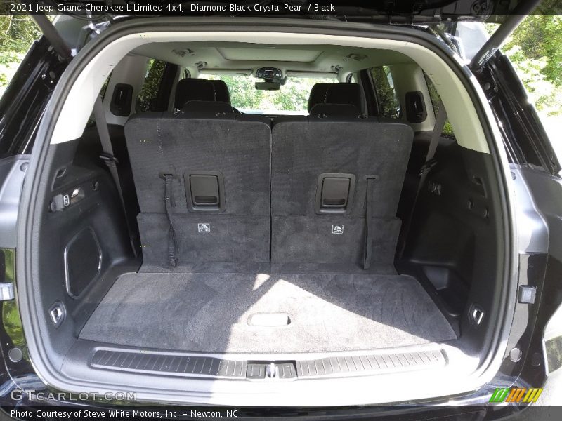 Diamond Black Crystal Pearl / Black 2021 Jeep Grand Cherokee L Limited 4x4