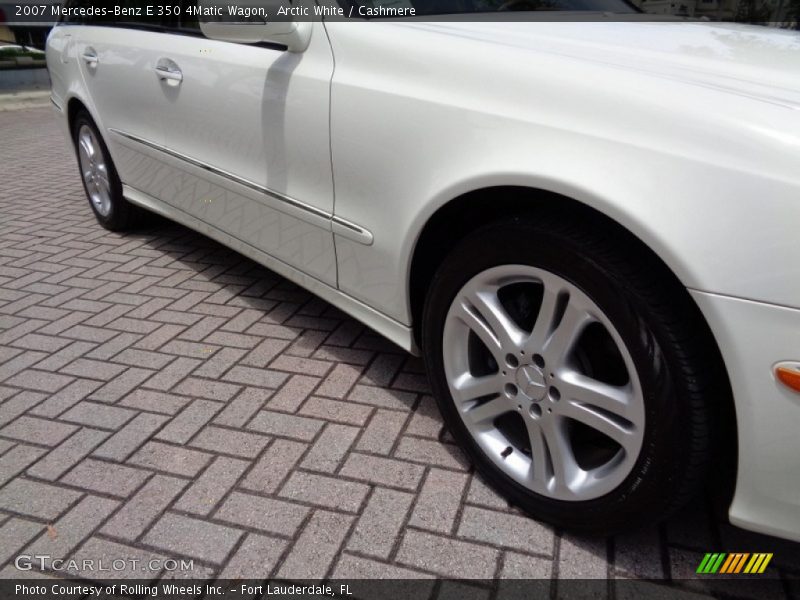 Arctic White / Cashmere 2007 Mercedes-Benz E 350 4Matic Wagon