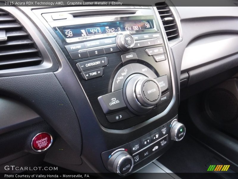 Graphite Luster Metallic / Ebony 2015 Acura RDX Technology AWD